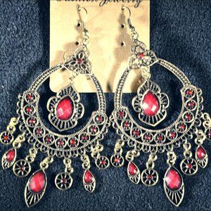 Bohemian vintage style earrings